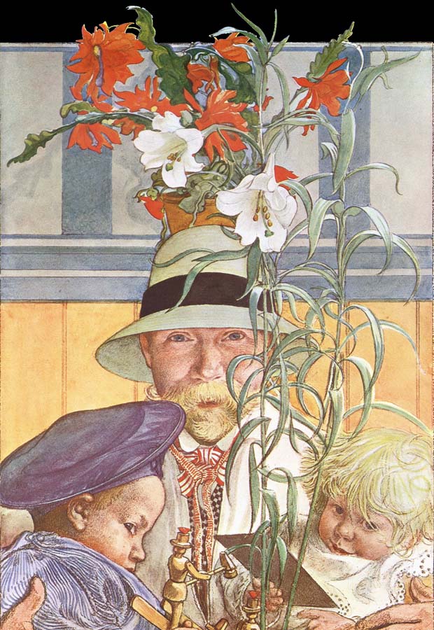 Carl Larsson Frontispiece for Andras Barn